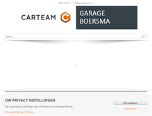 Tablet Screenshot of garageboersma.nl